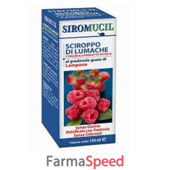 siromucil preparato alimentare con estratto di lumaca al lampone 150 ml