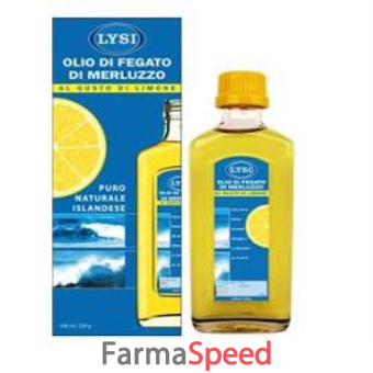 lysi olio fegato merluzzo limone 240ml