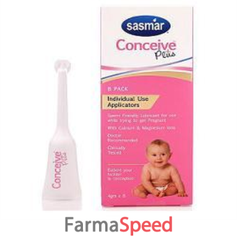 lubrificante vaginale conceive plus 4 g 8 pezzi