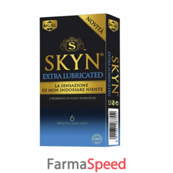 akuel skyn extra lubrificato 6 pezzi