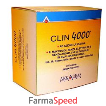 clin 4000 lassativo 30 bustine monodose 10 g