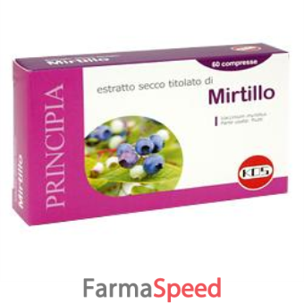 mirtillo estratto secco 60 compresse 22,2 g