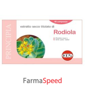 rodiola estratto secco 60 compresse 22,2 g