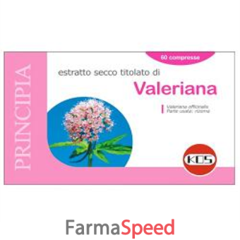 valeriana estratto secco 60 compresse 19,8 g