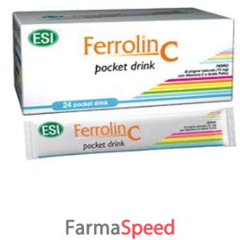 ferrolin c pocket drink 24 bustine