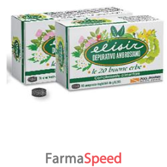 elisir depurativo ambrosiano 80 compresse 21,20 g