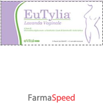 eutylia lavanda vaginale 5 flaconi 140 ml + 5 cannule monouso