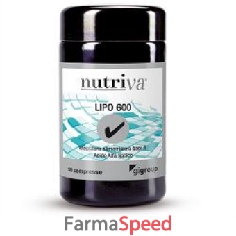 nutriva lipo 600 30 compresse 900 mg