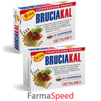 bruciakal 45 compresse dietalinea 36 g