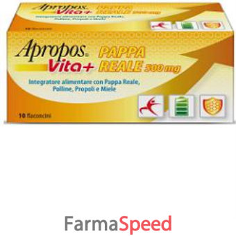 apropos vita+ pappa reale 500 mg 10 flaconcini 10 ml