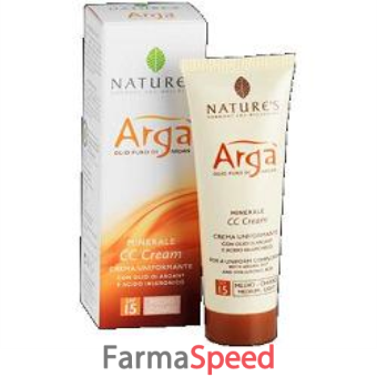 arga' minerale cc cream viso medio scura 50 ml