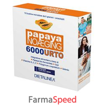 dietalinea papaya noaging 6000 10 bustine monodose 6 g astuccio 60 g