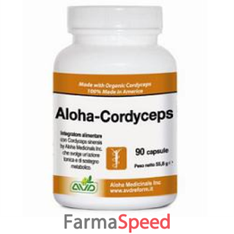 aloha cordyceps 90 capsule flacone 55,8 g