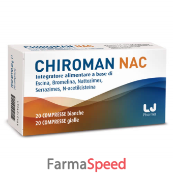 chiroman nac 20 compresse + 20 capsule