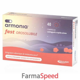 armonia fast orosolubile 40 compresse