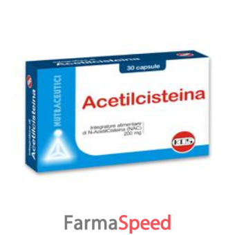 acetilcisteina 30 capsule 6 g