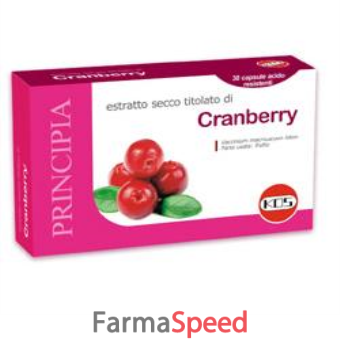 cranberry estratto secco 30 capsule