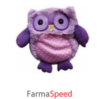 warmies peluche termico hooty viola