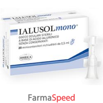 ialusol mono gocce oculari 20 flaconcini 0,5 ml