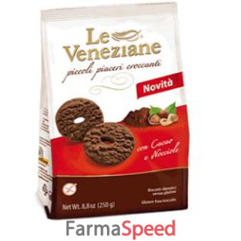 le veneziane biscotti cacao/nocciola 250 g