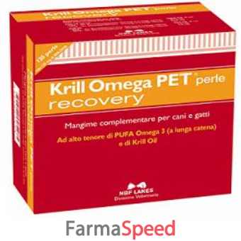 krill omega pet recovery 120 perle