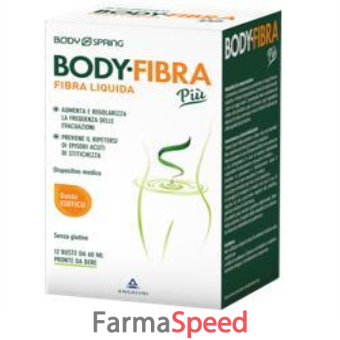 body spring body fibra piu' esotico 12 bustine