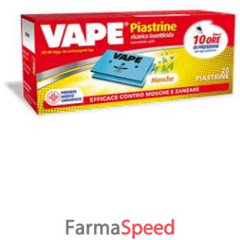 vape piastrine mosche / zanzare per elettroemanatore