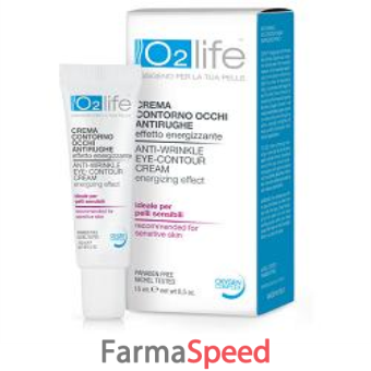 o2life crema contorno occhi antirughe 15 ml