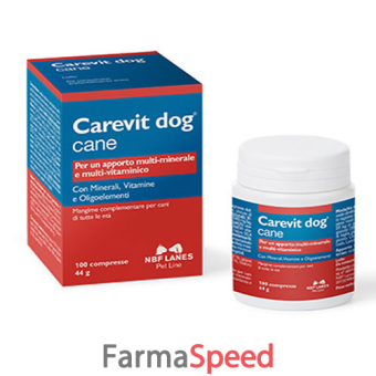 carevit dog mangime 100 compresse