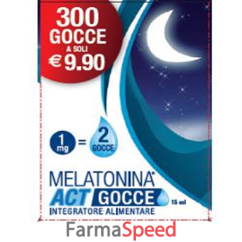 melatonina act gocce 15 ml