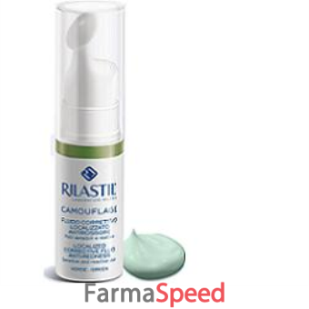 rilastil camouflage fluido correttivo localizzato antirossore verde 5 ml