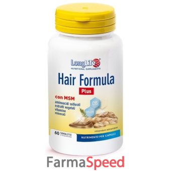 longlife hair formula plus 60 tavolette