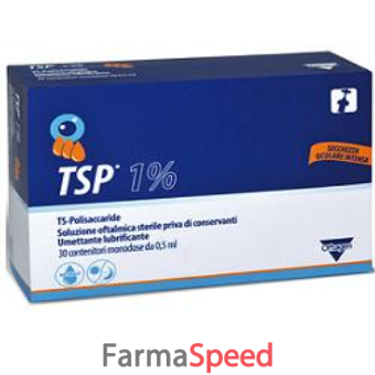 tsp 1% soluzione oftalmica umettante lubrificante 30 flaconcini monodose 0,5 ml