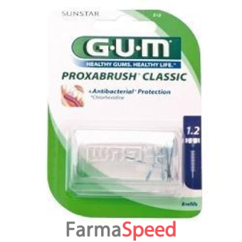 gum proxabrush classic 512 scovolino interdentale 8 pezzi