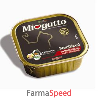 miogatto steril manzo/ortaggi grain free 100 g