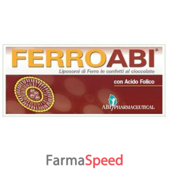 ferroabi 20 confetti orosolubili al cioccolato blister 30 g