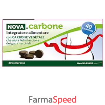 nova carbone vegetale 40 compresse