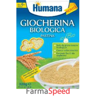 humana giocherina pastina biologica 320 g