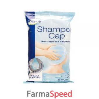 cuffia shampoo preumidificata tena shampoo cap cuffia 1 pezzo