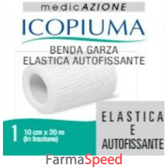 benda garza elastica icopiuma autofissante cm 10 x 20 mt