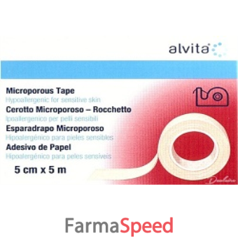 cerotto microporoso in rocchetto 5cmx5m alvita