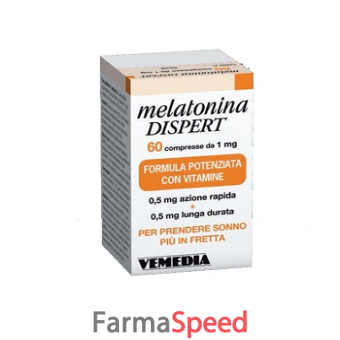 melatonina dispert 1mg 60 compresse