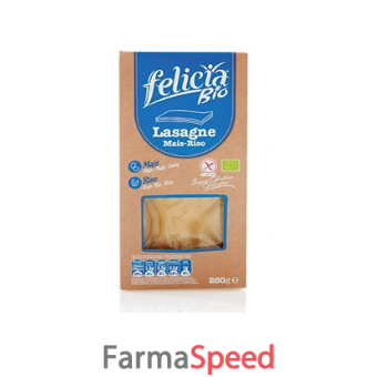 felicia pasta biologica mais/riso lasagne 250 g