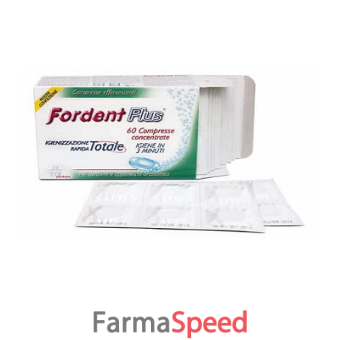 fordent plus 60 compresse concentrate per dentiere e apparecchi ortodontici