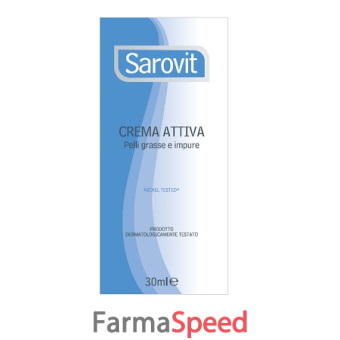 sarovit crema pelli grasse impure 30 ml