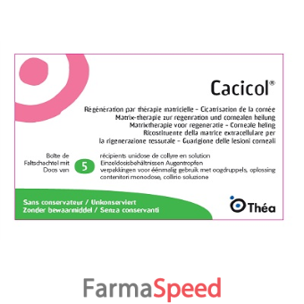 soluzione oftalmica cacicol 5 ud