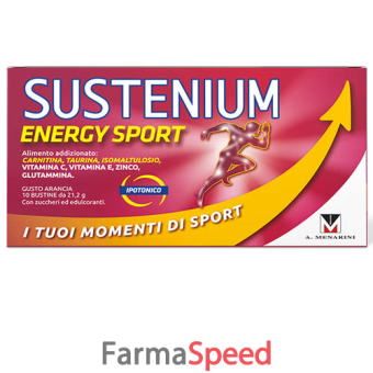 sustenium energy sport 10 bustine