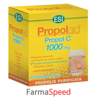 propolaid propol c 1000 mg 20 tavolette effervescenti