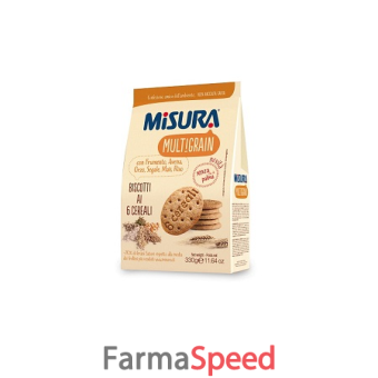 misura multigrain biscotti ai 6 cereali senza olio di palma 330 g