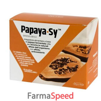 papaya-sy 20 bustine 92 g